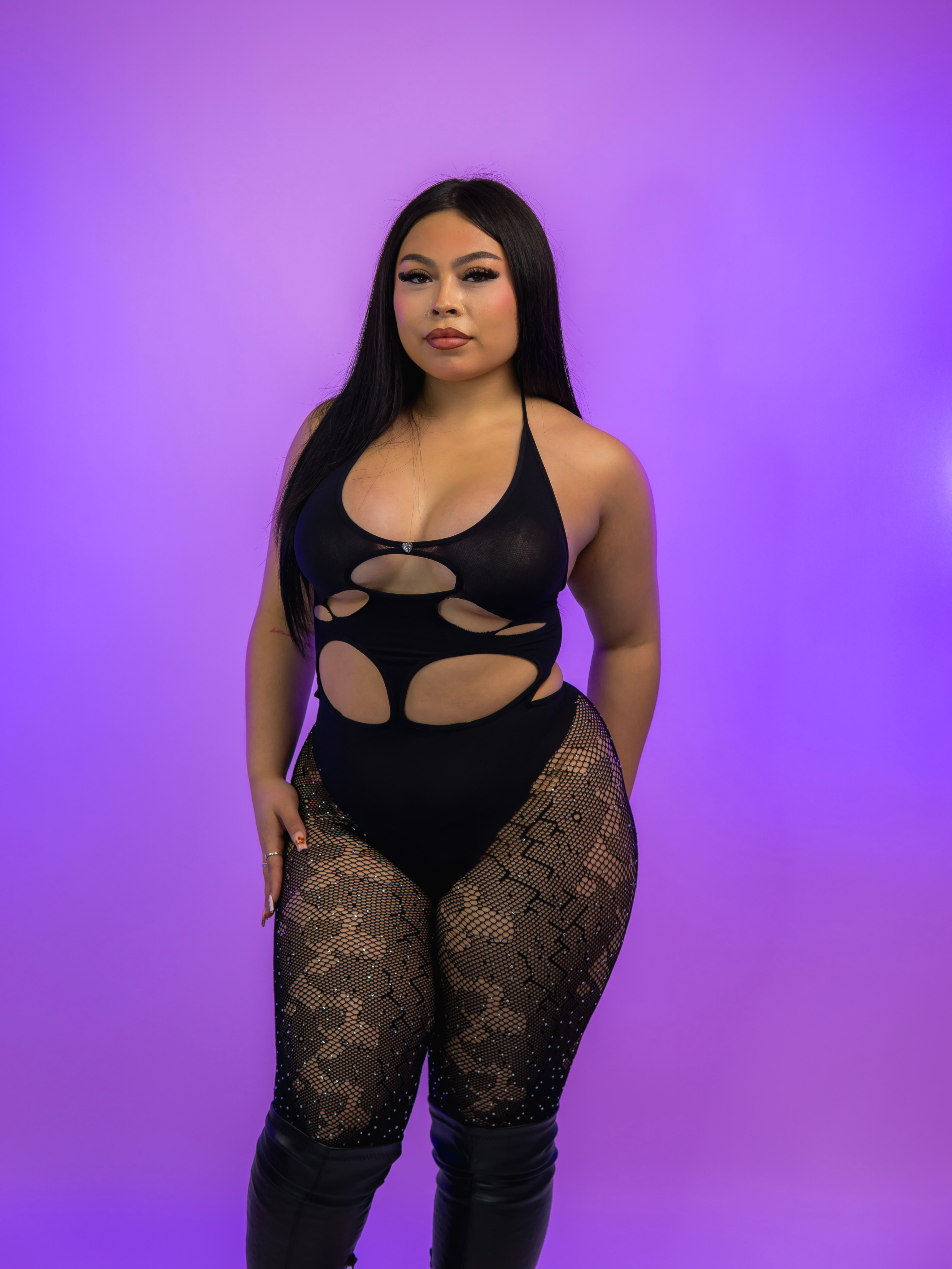 NOVA RHINESTONE JUMPSUIT