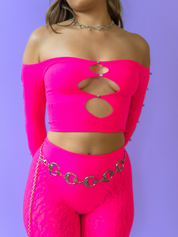 PINK SIREN 2 PC PANTS SET