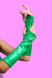 LIME HOLO GLOVES