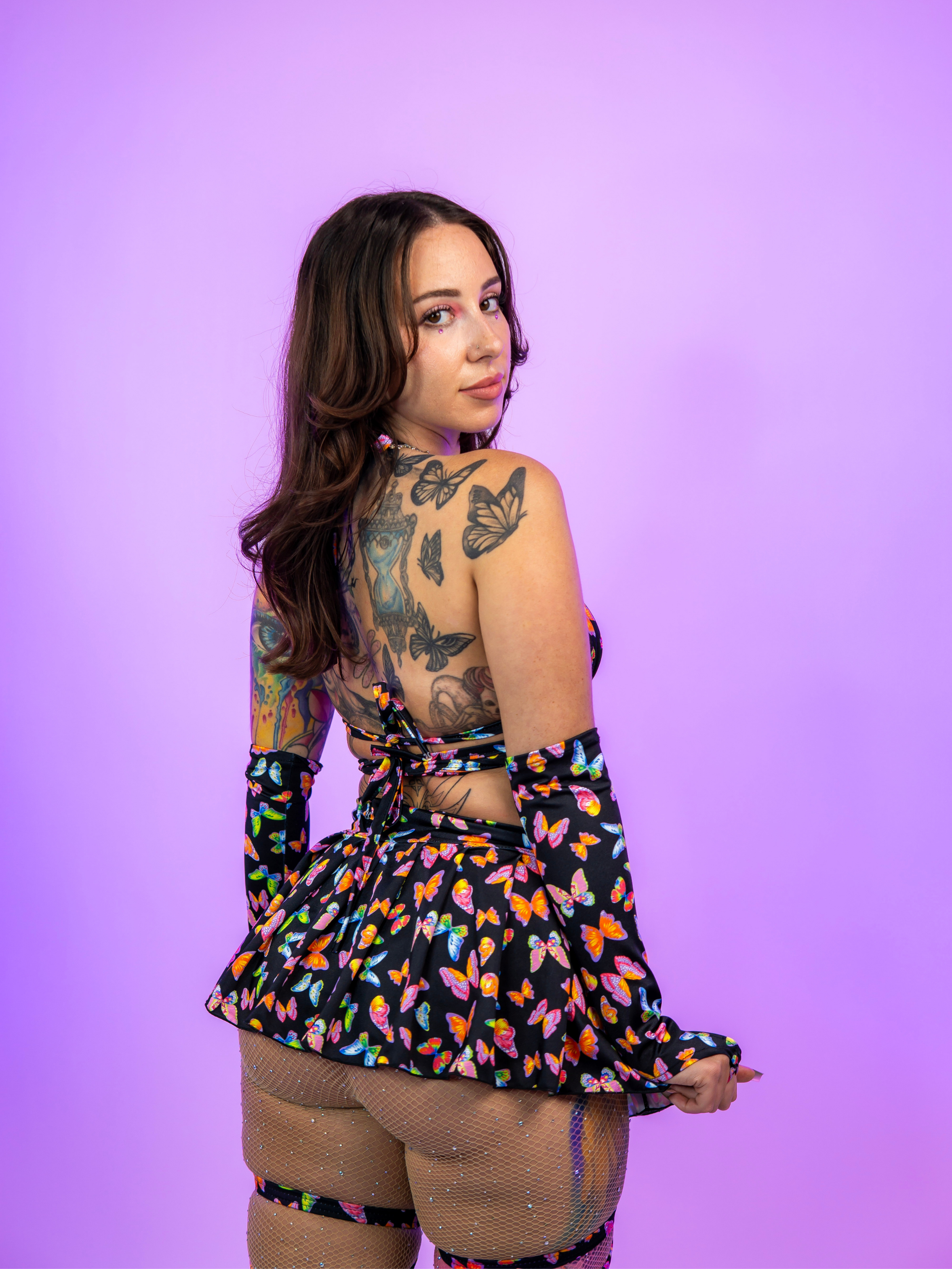 FLUTTER SKATER SKIRT