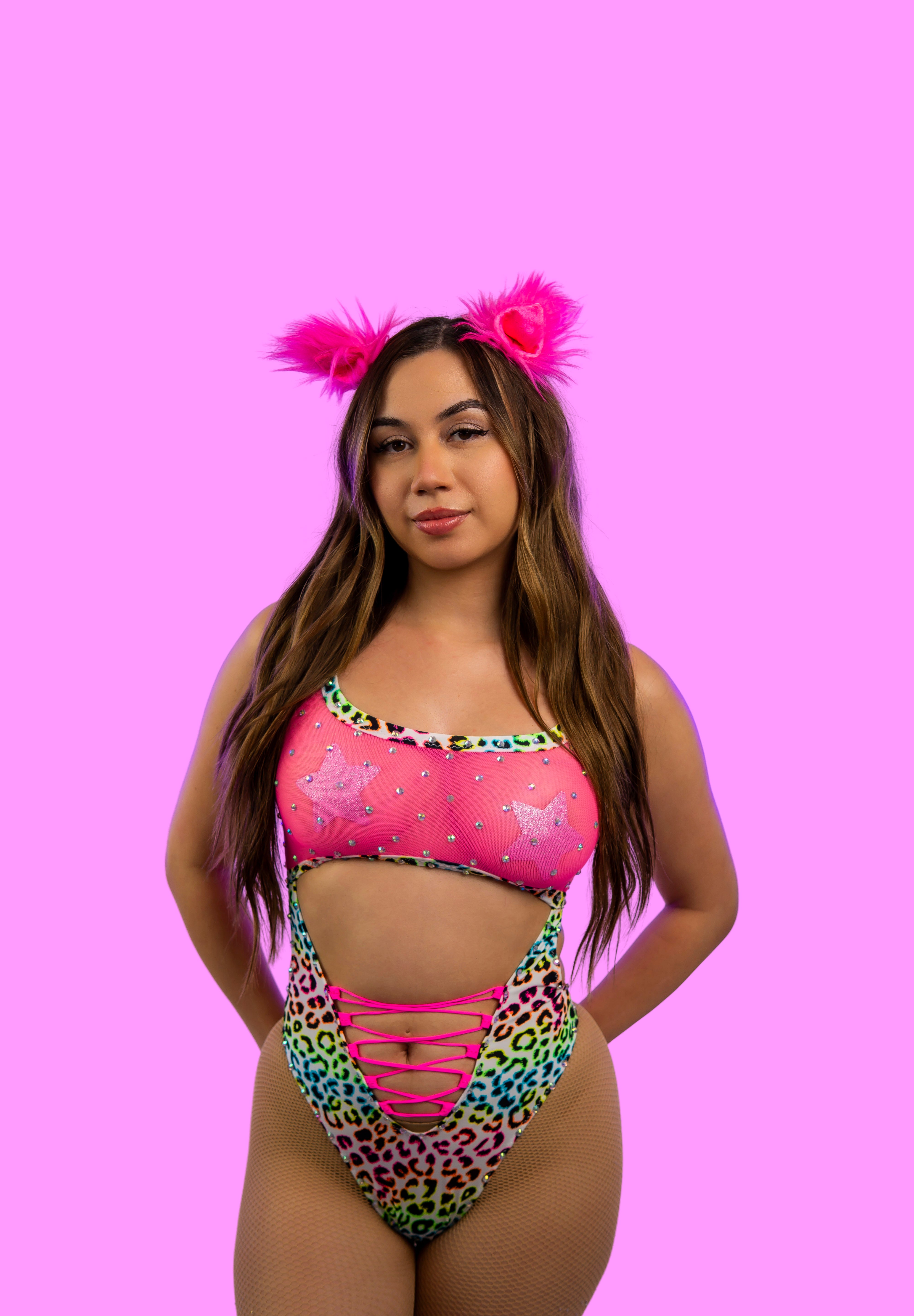 CANDY LEOPARD BODYSUIT | EXTRA TIME