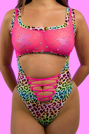 CANDY LEOPARD BODYSUIT | EXTRA TIME