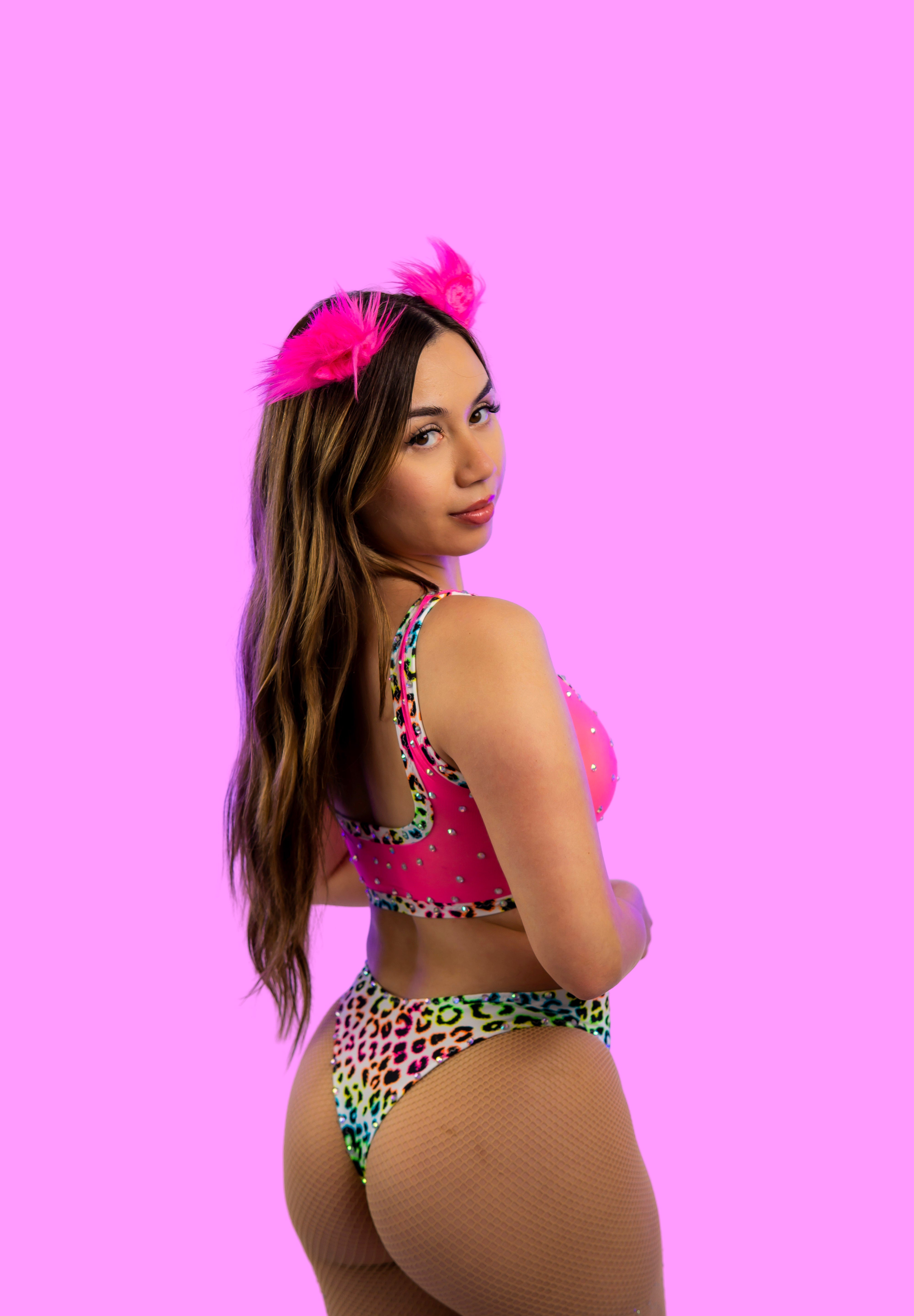 CANDY LEOPARD BODYSUIT | EXTRA TIME