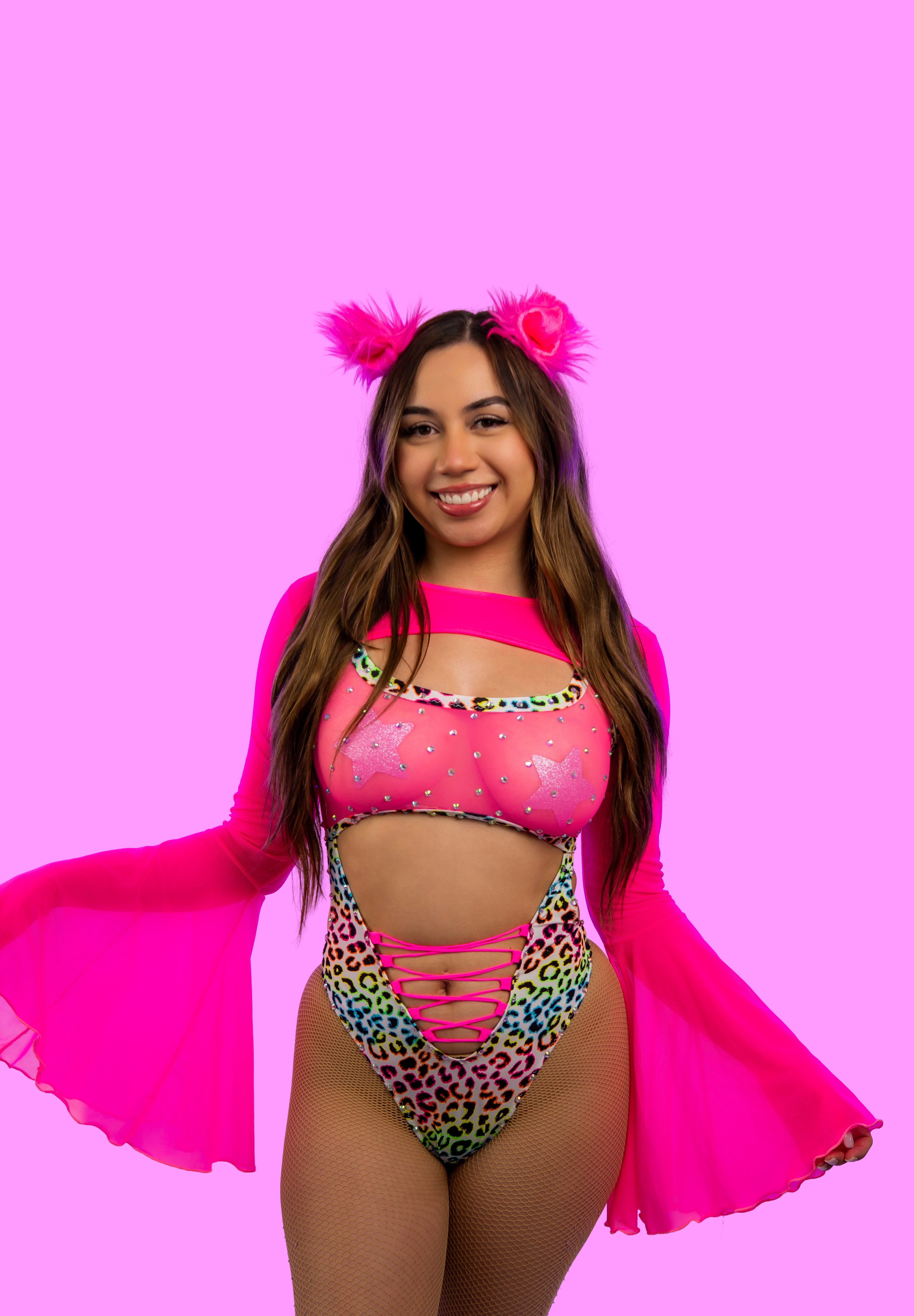 CANDY LEOPARD BODYSUIT | EXTRA TIME