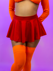 BRAINY BABE 3 PC | Triangle Top, Shrug and Skirt