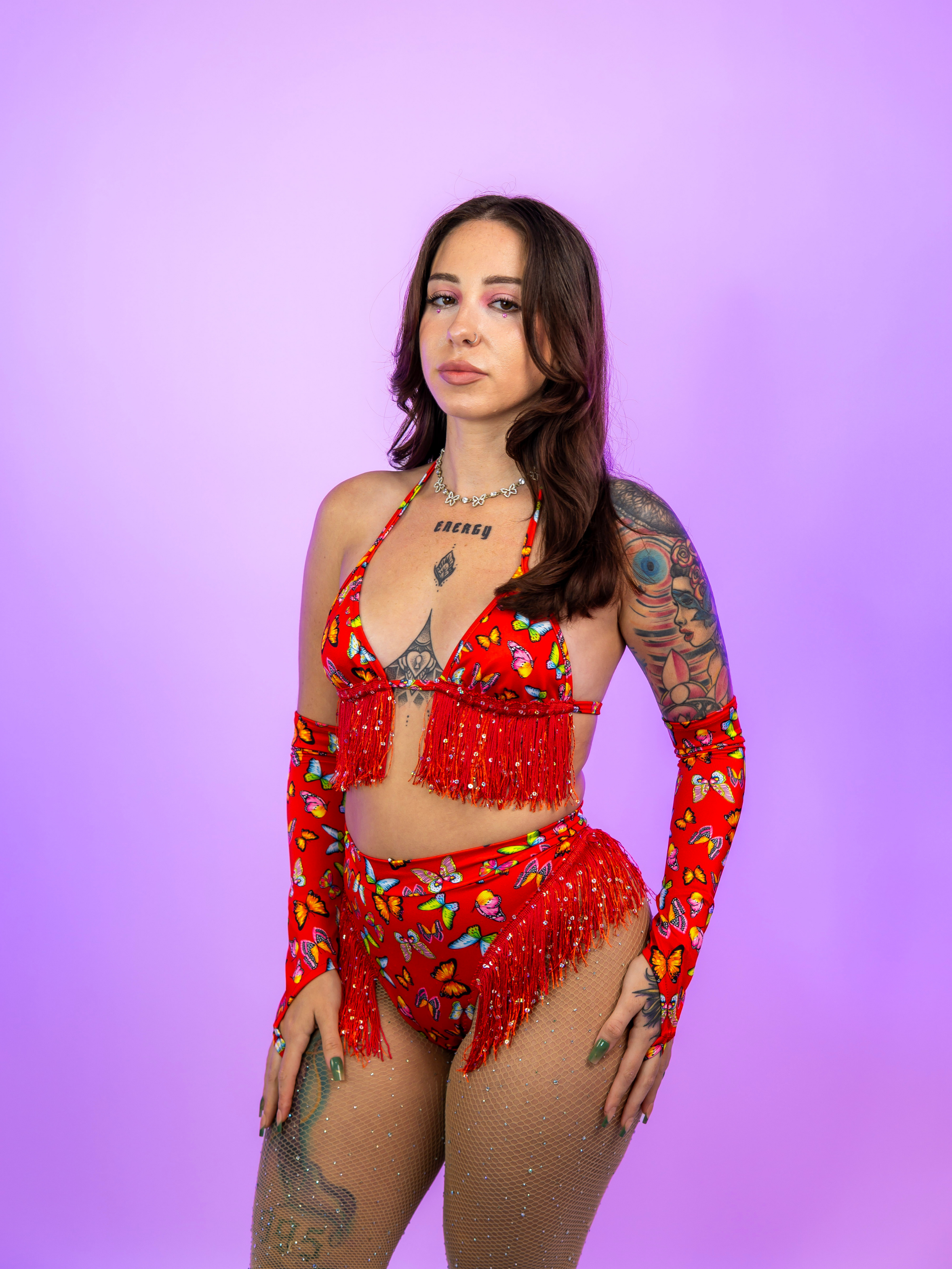 FRINGE FLUTTER 2 PC