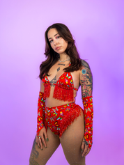 FRINGE FLUTTER 2 PC