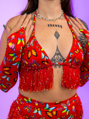 FRINGE FLUTTER 2 PC