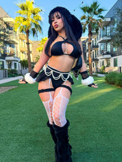 BETTY BOOP RAVES IN BLACK SET