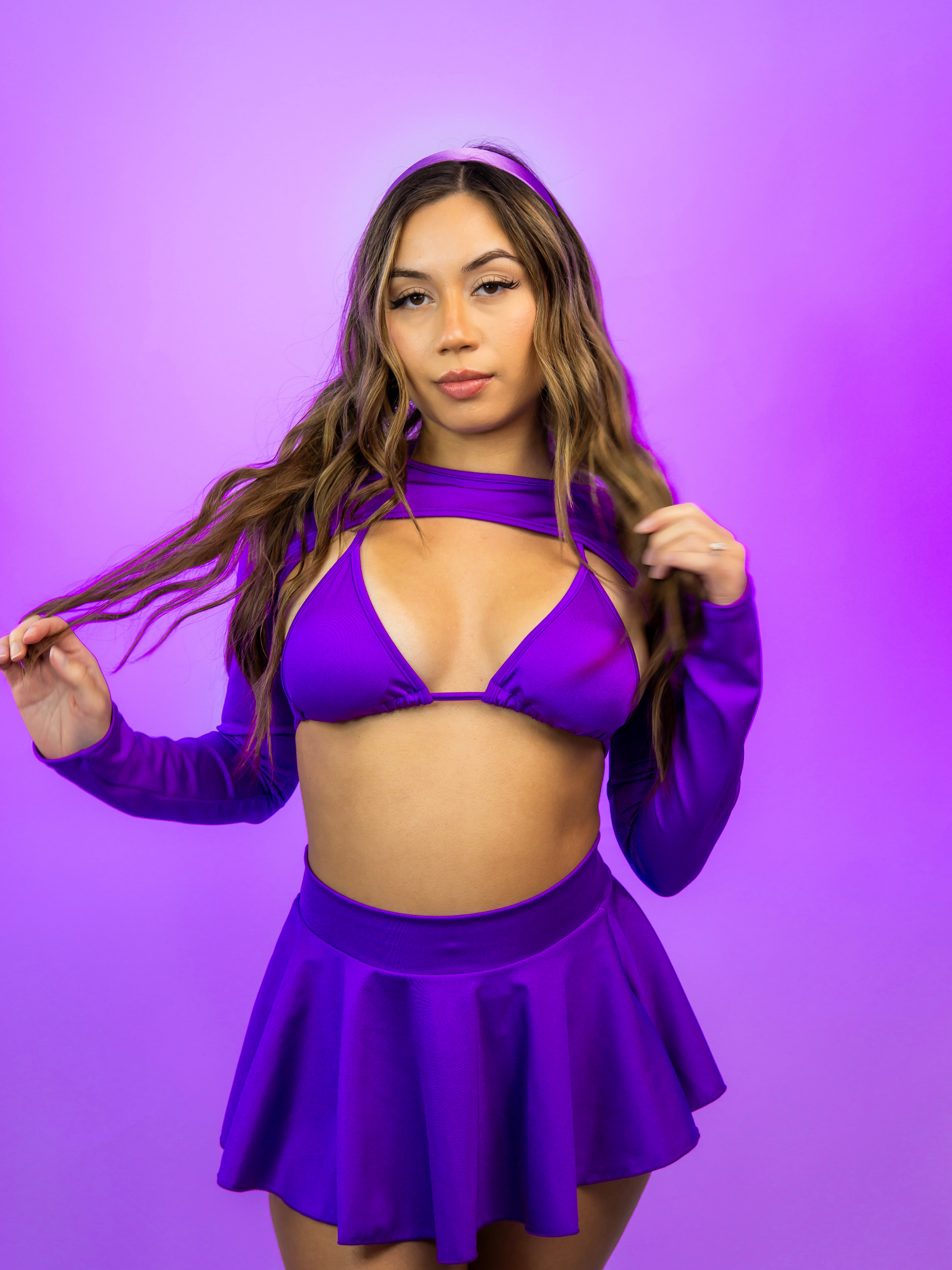 MYSTERY HOTTIE 3 PC | Triangle Top, Shrug and Skirt