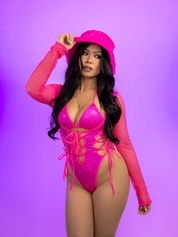 PINK FROST CORSELLA BODYSUIT