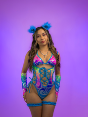 RAINBOW CORSELLA BODYSUIT