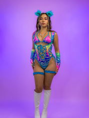 RAINBOW CORSELLA BODYSUIT