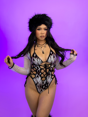 SILVER FLARE CORSELLA BODYSUIT