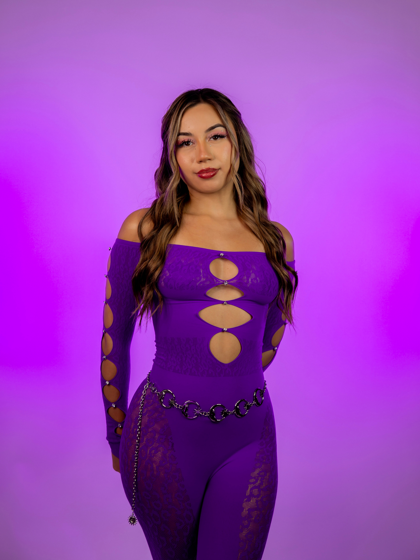 VIOLET VIXEN JUMPSUIT