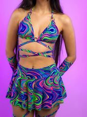 NEON DRIP TRIANGLE TOP