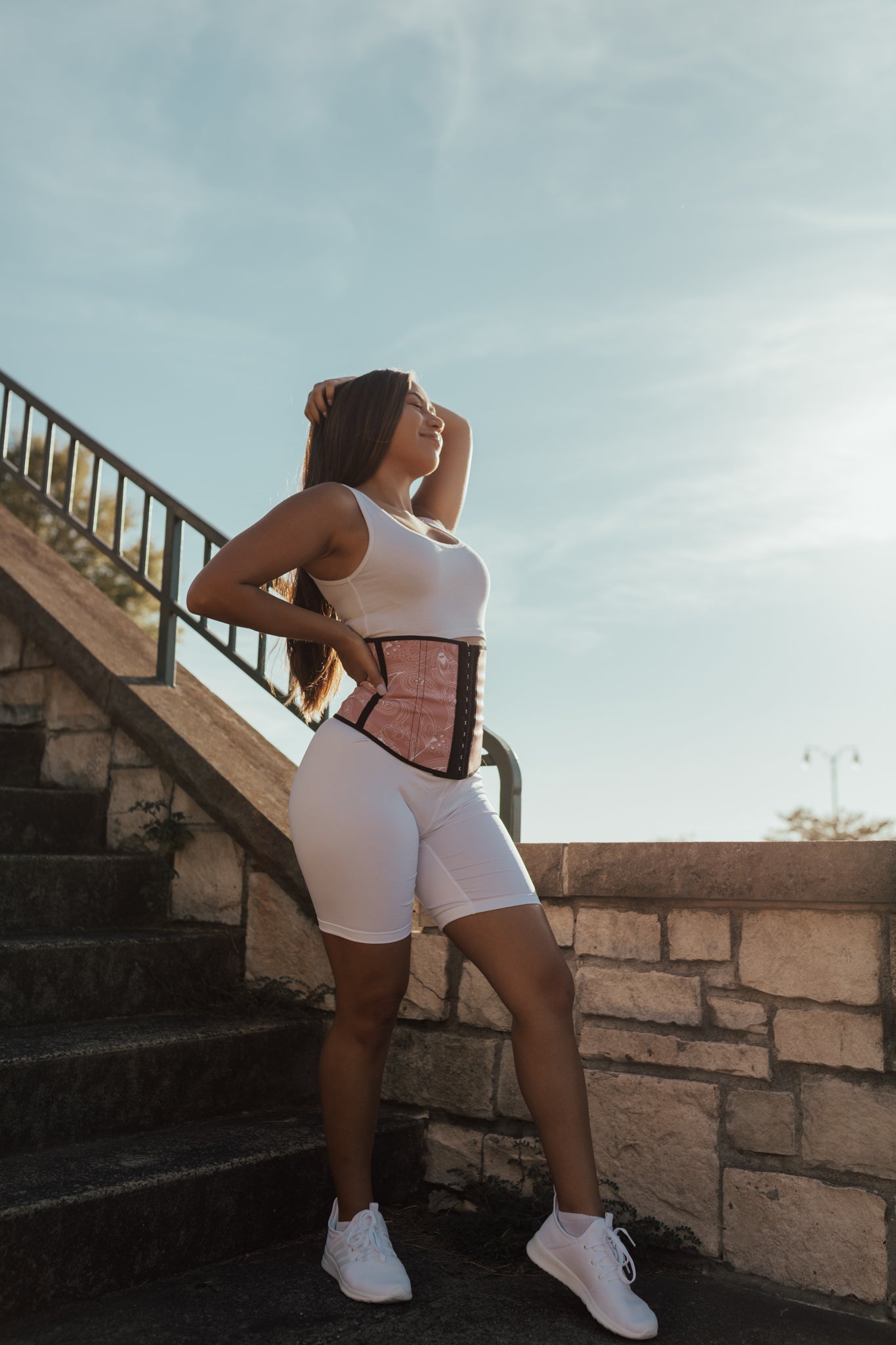 Pink Paisley Waist Trainer
